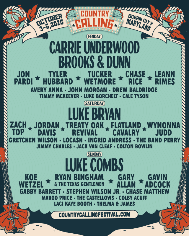 Country Calling Festival 2025 Promo Flyer