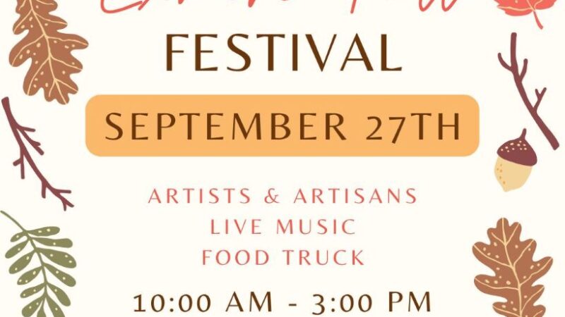 Exmore Fall Festival flyer for 2025